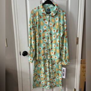 NWT Muk Luks Breakfast Print Women's Pajama Set Sz M